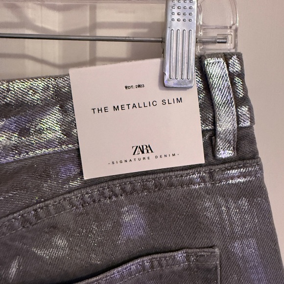 Zara metallic denim - Picture 3 of 4